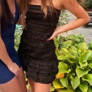 Prom Dress Homecoming Dress Princess Polly Black Eyelash Dress Size 0